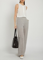 Emporio Armani Crepe top White