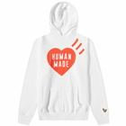 Human Made Heart Hoody in White