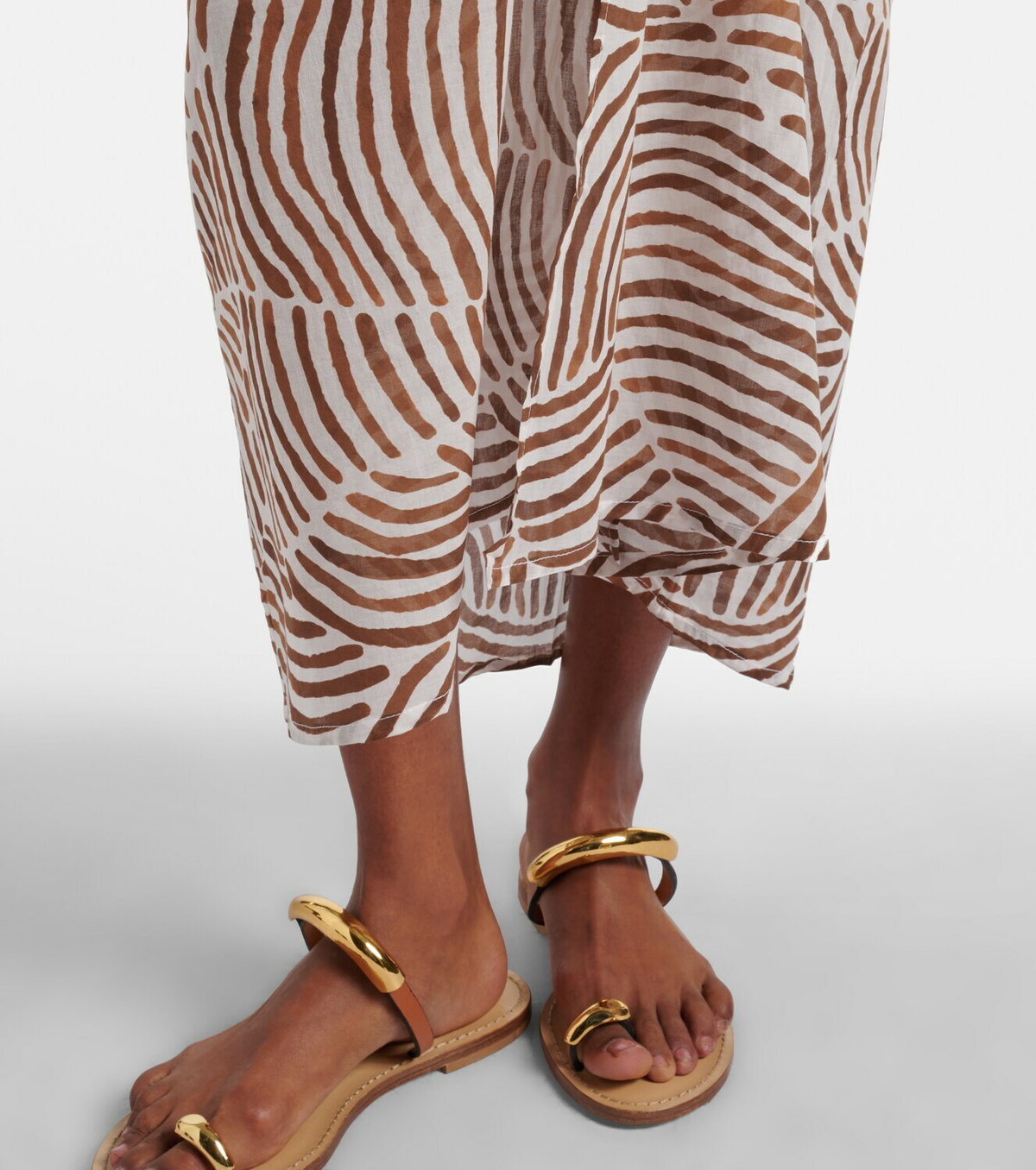 ViX Paula Hermanny Sasha printed cotton midi dress