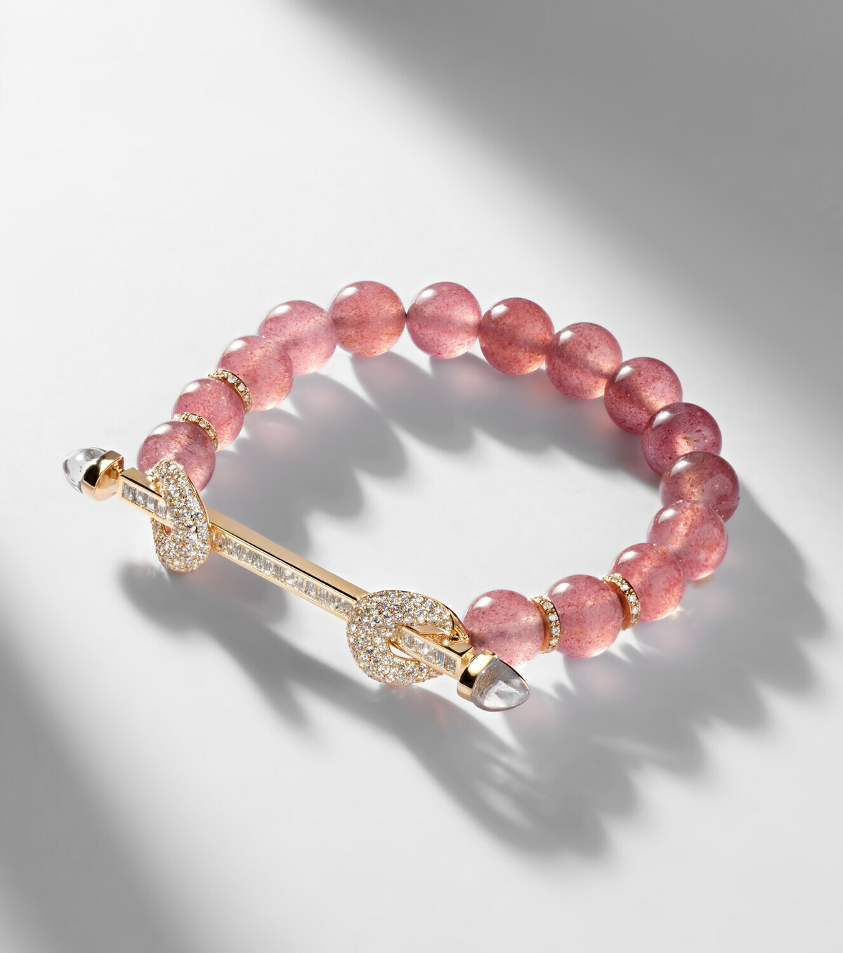 Ananya Chakra 18kt gold bracelet with gemstones