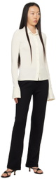 ÉTERNE Black Wide-Leg Lounge Pants