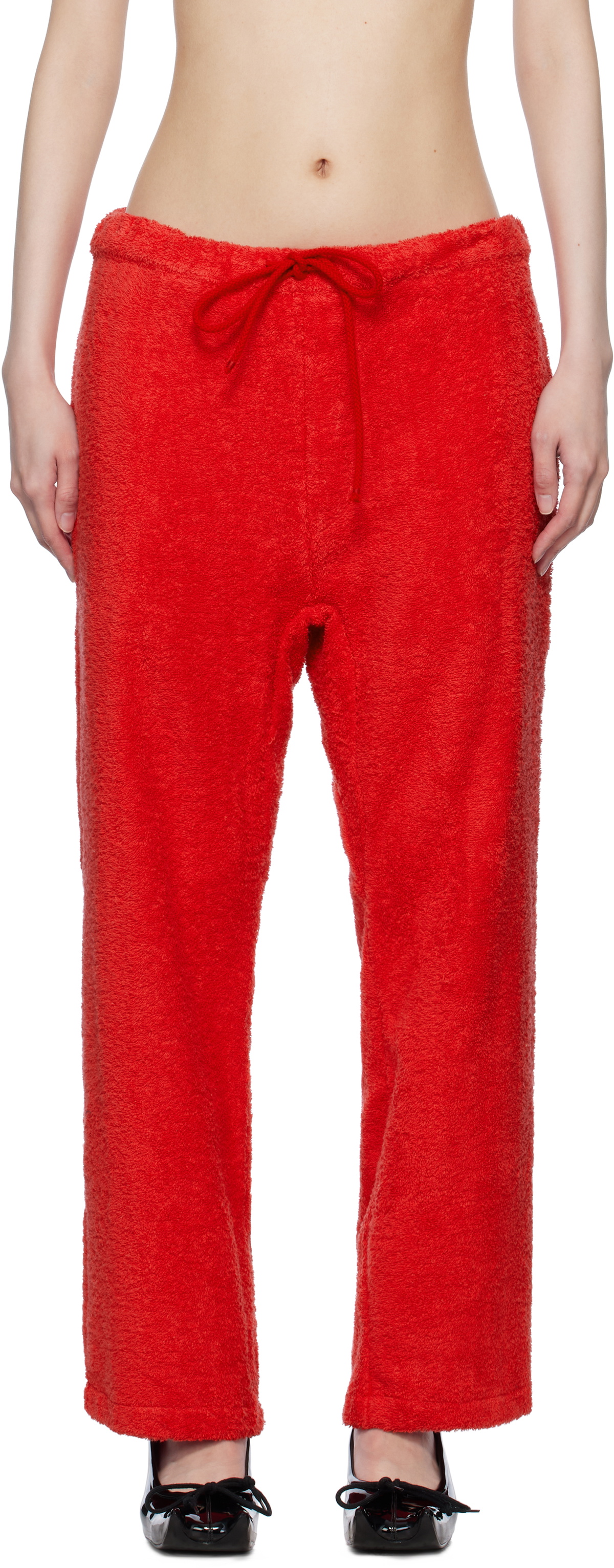 Bless Red Bathrobejogger Lounge Pants