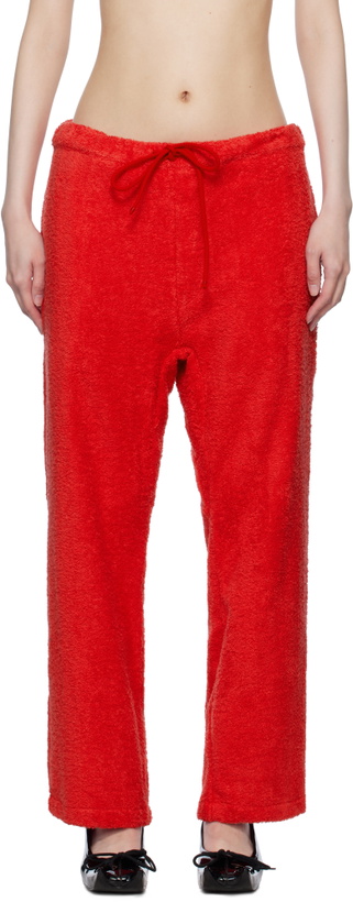Photo: Bless Red Bathrobejogger Lounge Pants