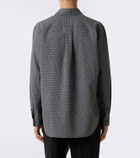 The Row Victor checked virgin wool shirt