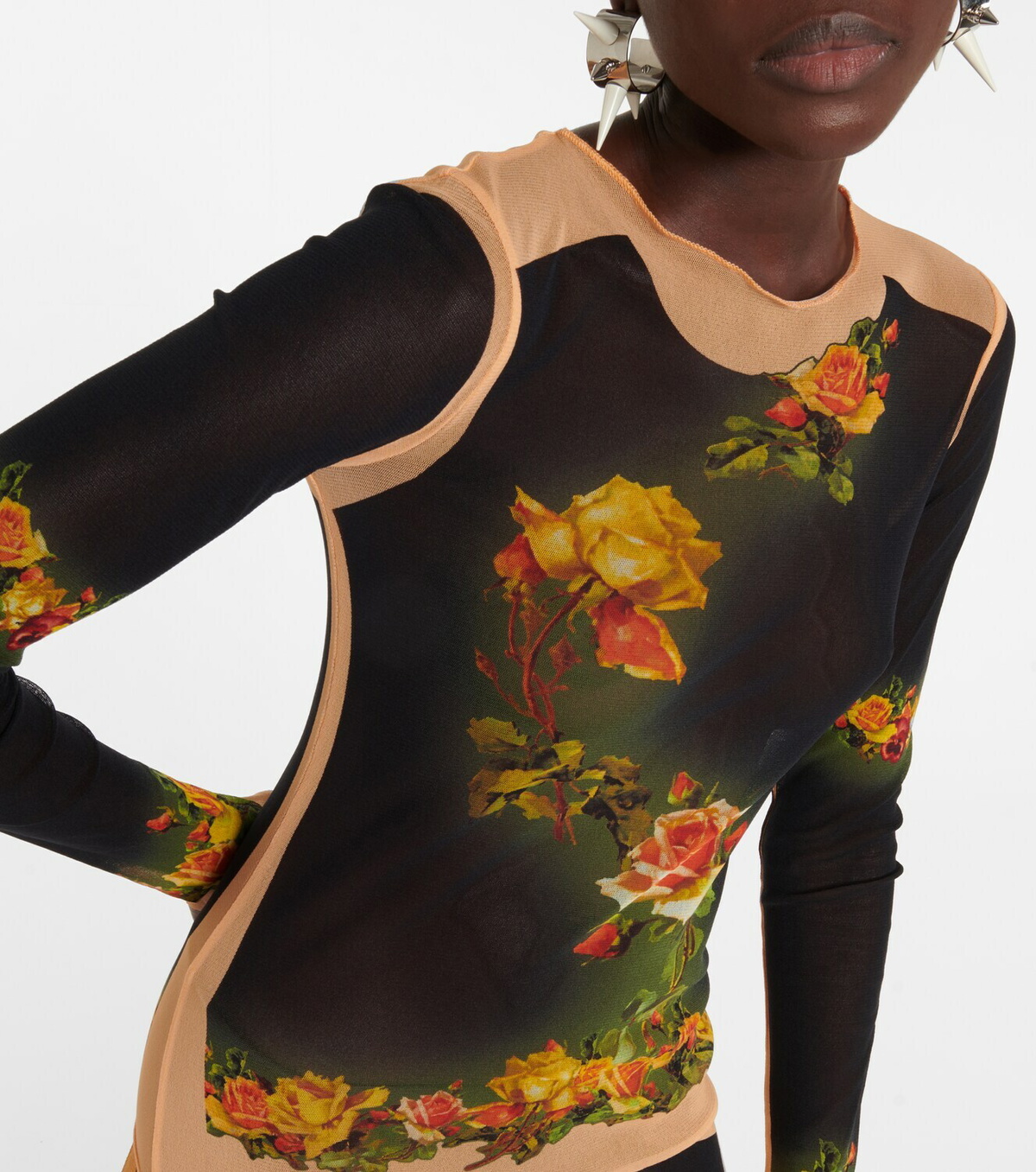 GAULTIER floral dress