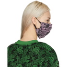 SSENSE WORKS SSENSE Exclusive Jeremy O. Harris Black and Pink Print Face Mask