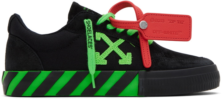 Photo: Off-White Black Vulcanized Sneakers