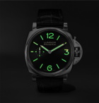 Panerai - Luminor 1950 3 Days Acciaio 42mm Stainless Steel and Alligator Watch, Ref. No. PAM00676 - Black