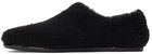 Maison Margiela Black Sherpa Tabi Loafers