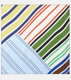 Loewe Striped silk twill scarf
