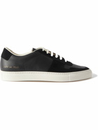 Common Projects - Bball Suede-Trimmed Leather Sneakers - Black