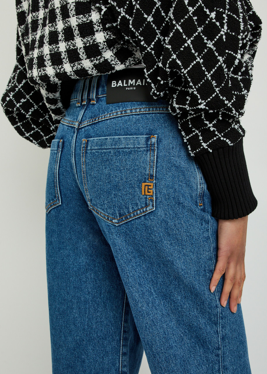 Balmain Straight-leg Jeans Dark Blue