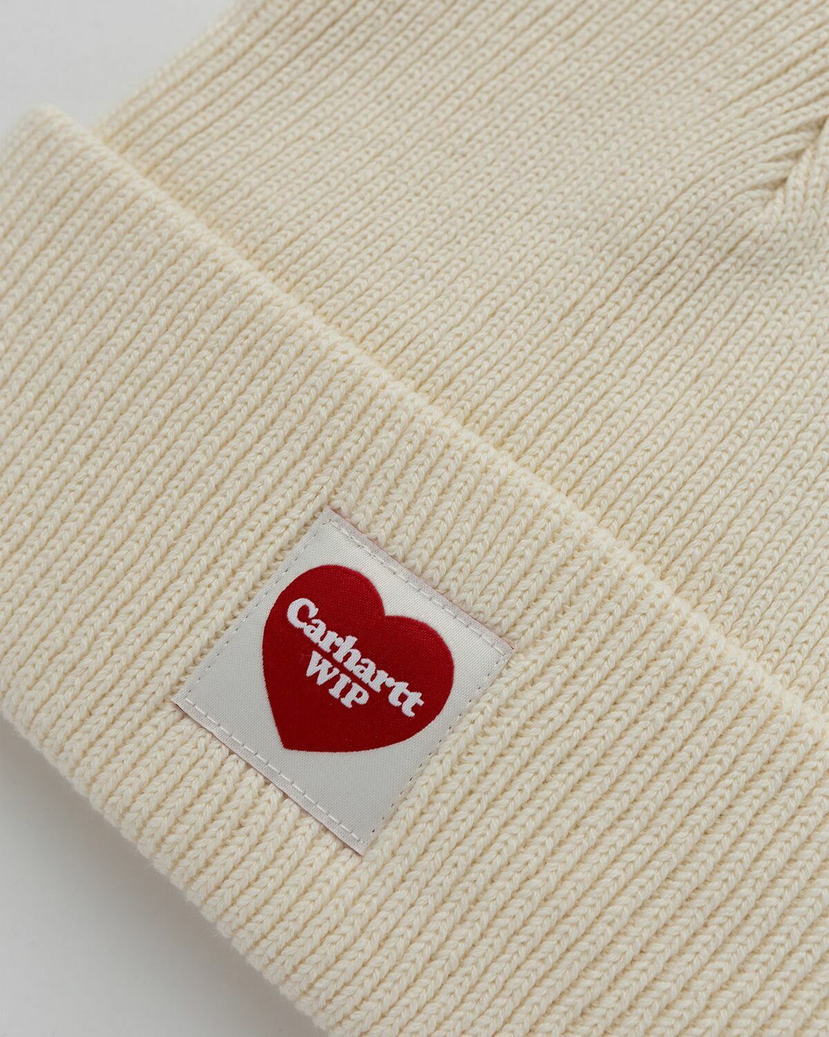 Carhartt Wip Heart Beanie Beige Mens Beanies Carhartt WIP