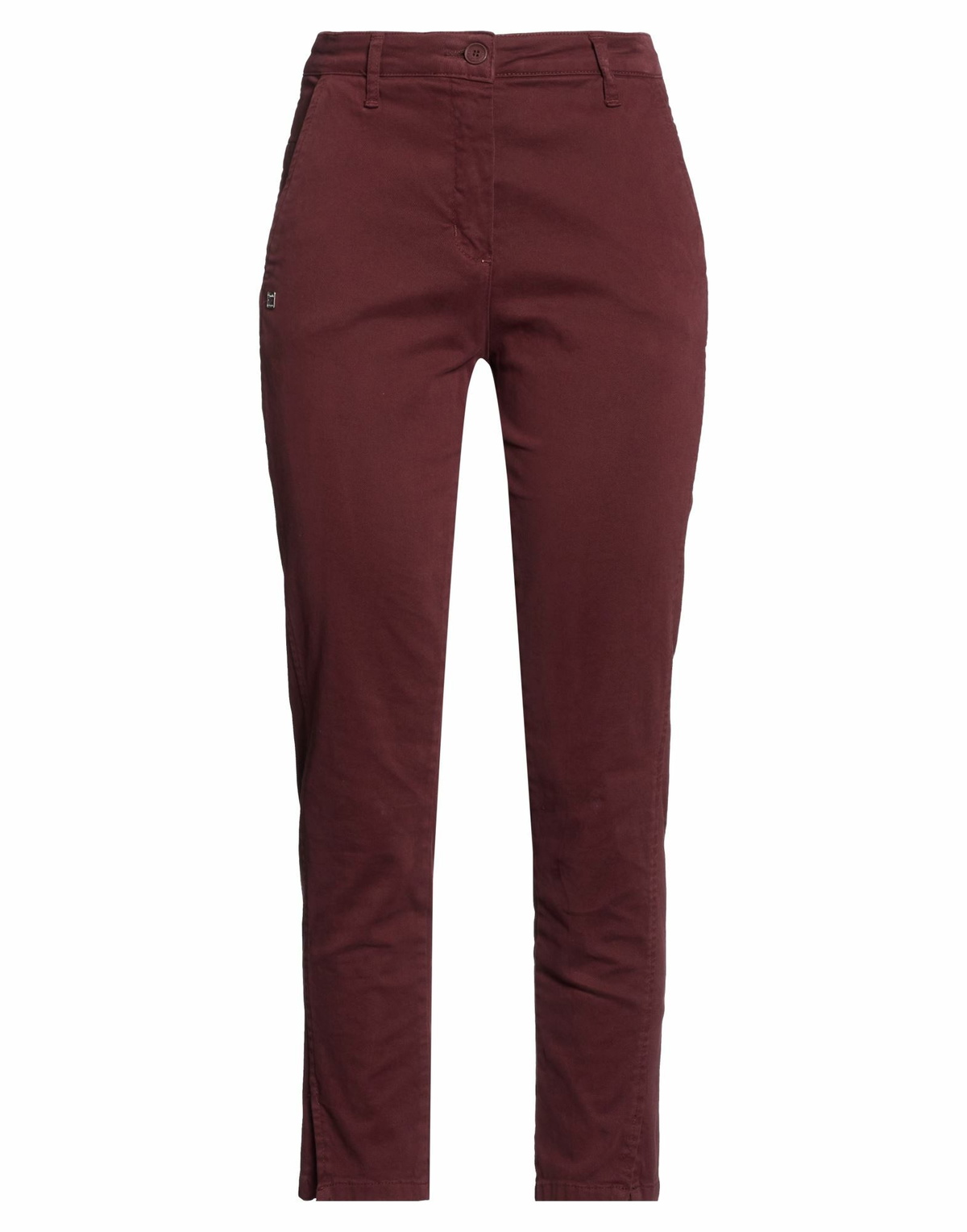 Manila Grace Womens Pants Burgundy