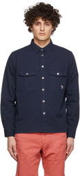 PS by Paul Smith Navy Zebra Two-Pocket Shirt