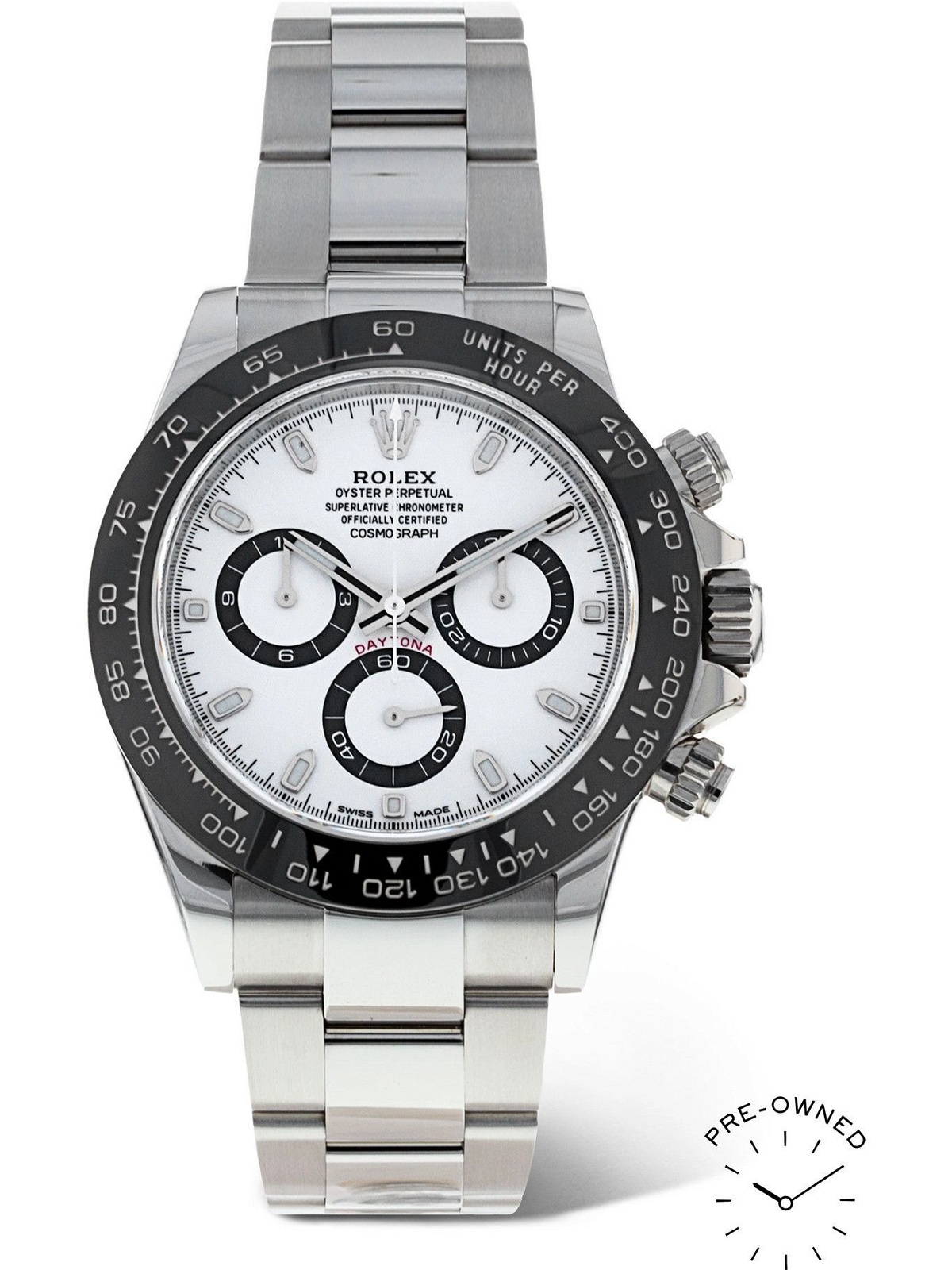 Photo: ROLEX - Pre-Owned 2019 Cosmograph Daytona Automatic Chronograph 40mm Oystersteel Watch, Ref. No. 116500