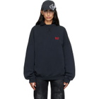 Balenciaga Black Crewneck Sweatshirt