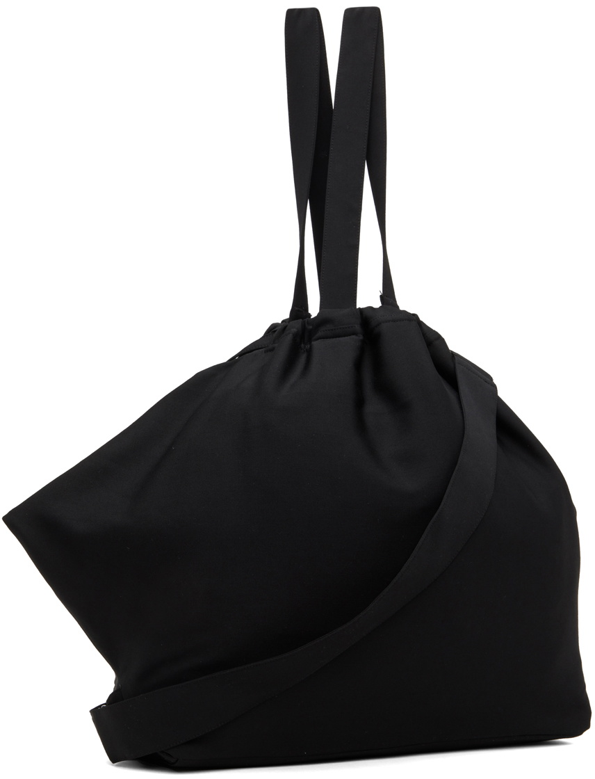 Yohji Yamamoto Black Drawstring Bag Yohji Yamamoto