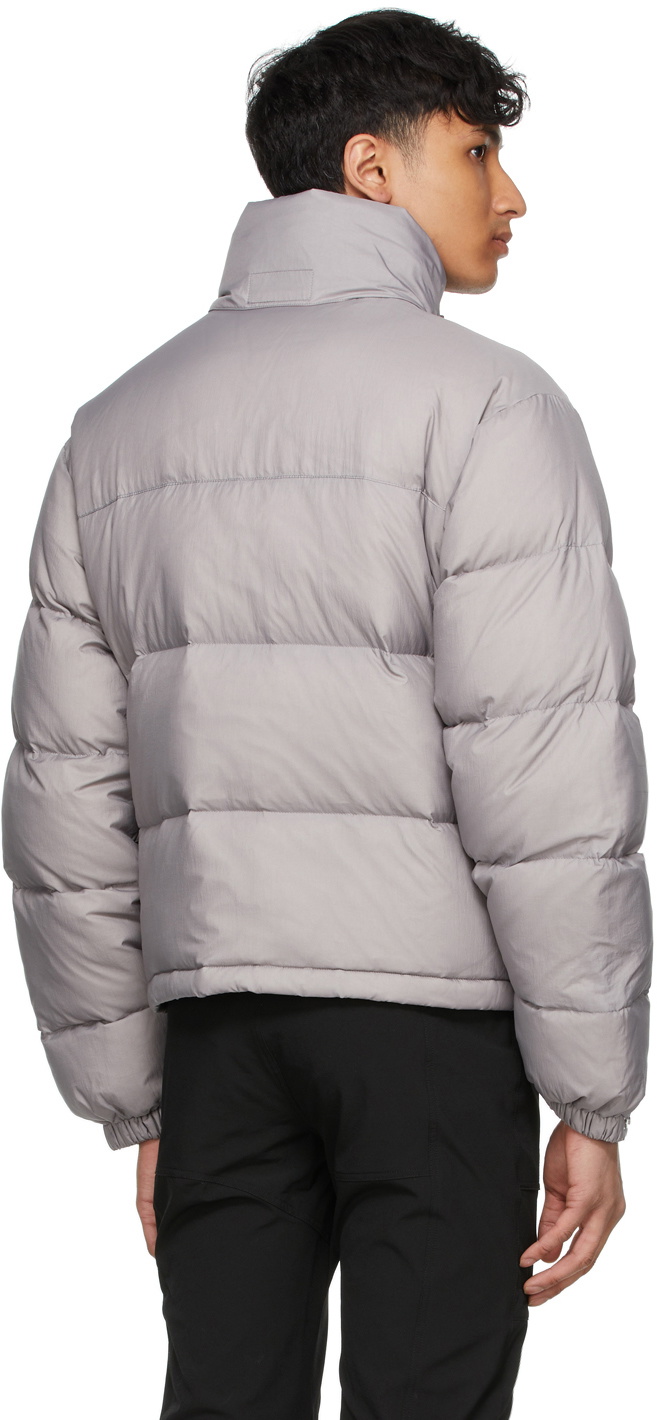 HELIOT EMIL Grey Down Carabiner Jacket Heliot Emil