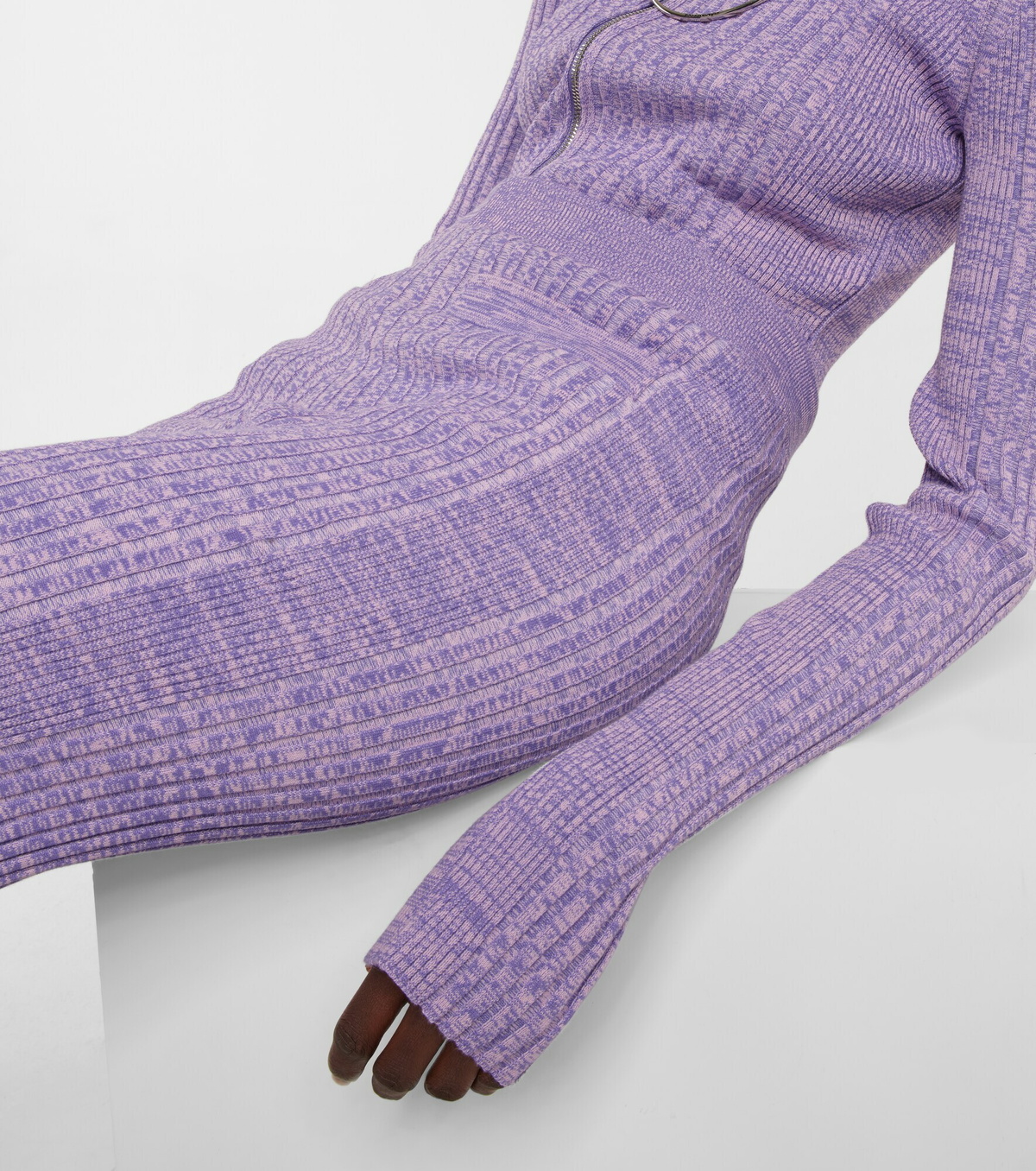 Paco Rabanne - High-rise ribbed-knit pants Paco Rabanne 