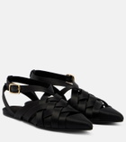 Loro Piana Silene satin sandals