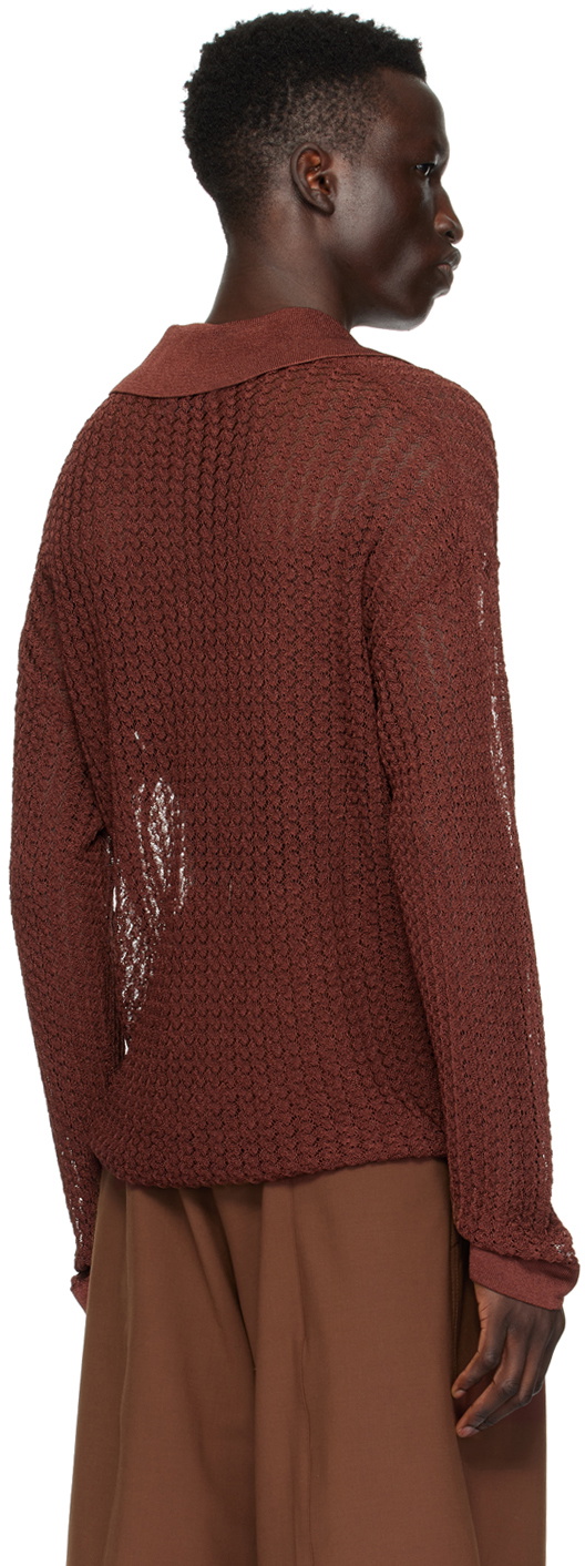 Bonsai Burgundy Lace Polo