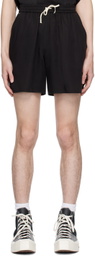 Small Talk Studio Black Drawstring Shorts