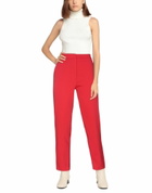 Manila Grace Womens Pants in Red