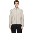 Lemaire Grey Light Wool Glazed Jacket