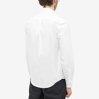 Maison Kitsuné Men's Tricolor Fox Patch Classic Shirt in White