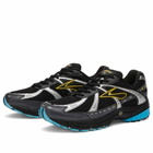 Brooks Men's Adrenaline GTS 10 Sneaker in Black/Ebony/Aquarius