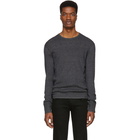 rag and bone Grey Davis Crewneck Sweater