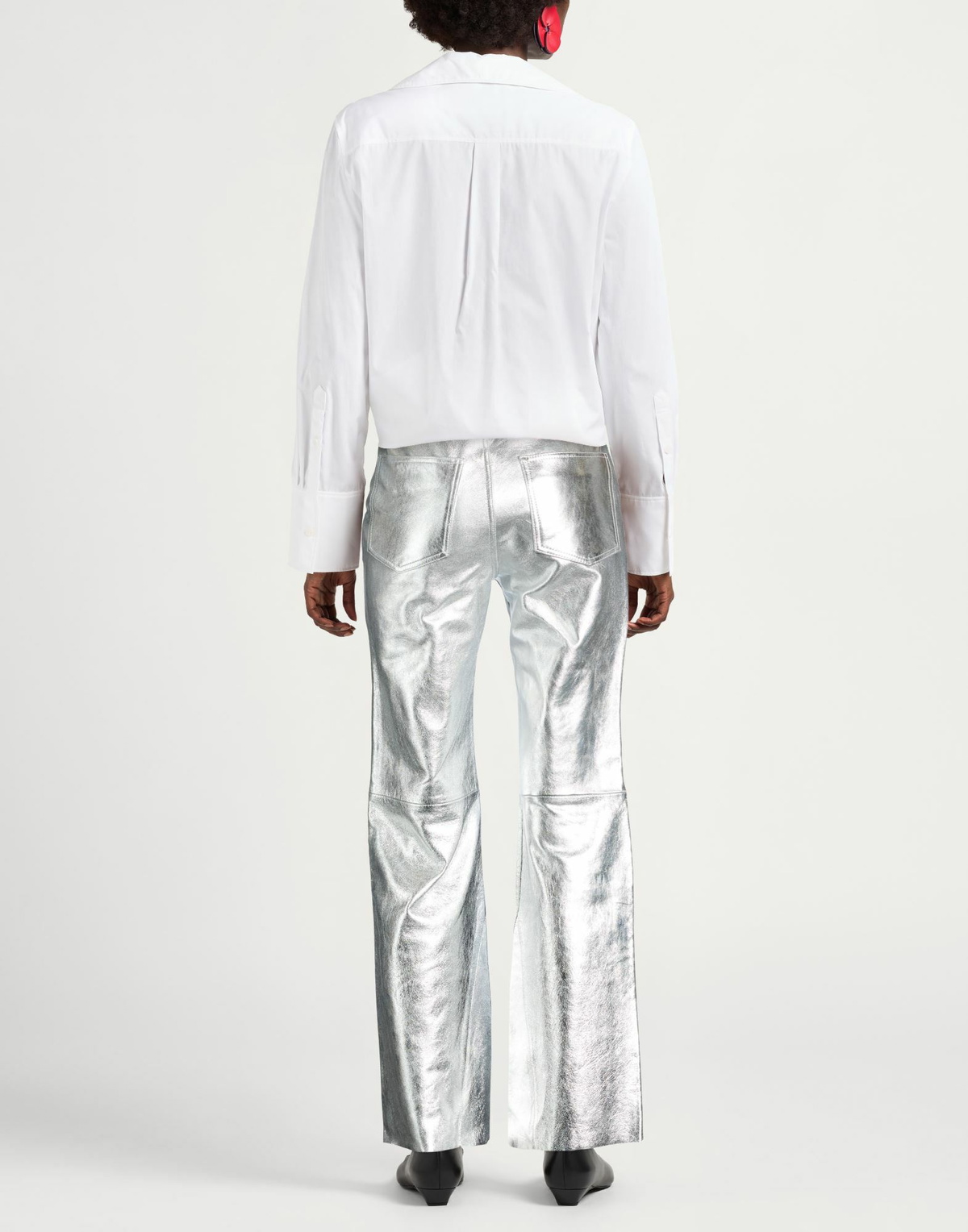Maje Womens Pants in Silver