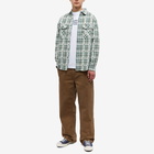 thisisneverthat Men's African Check Shirt in Green