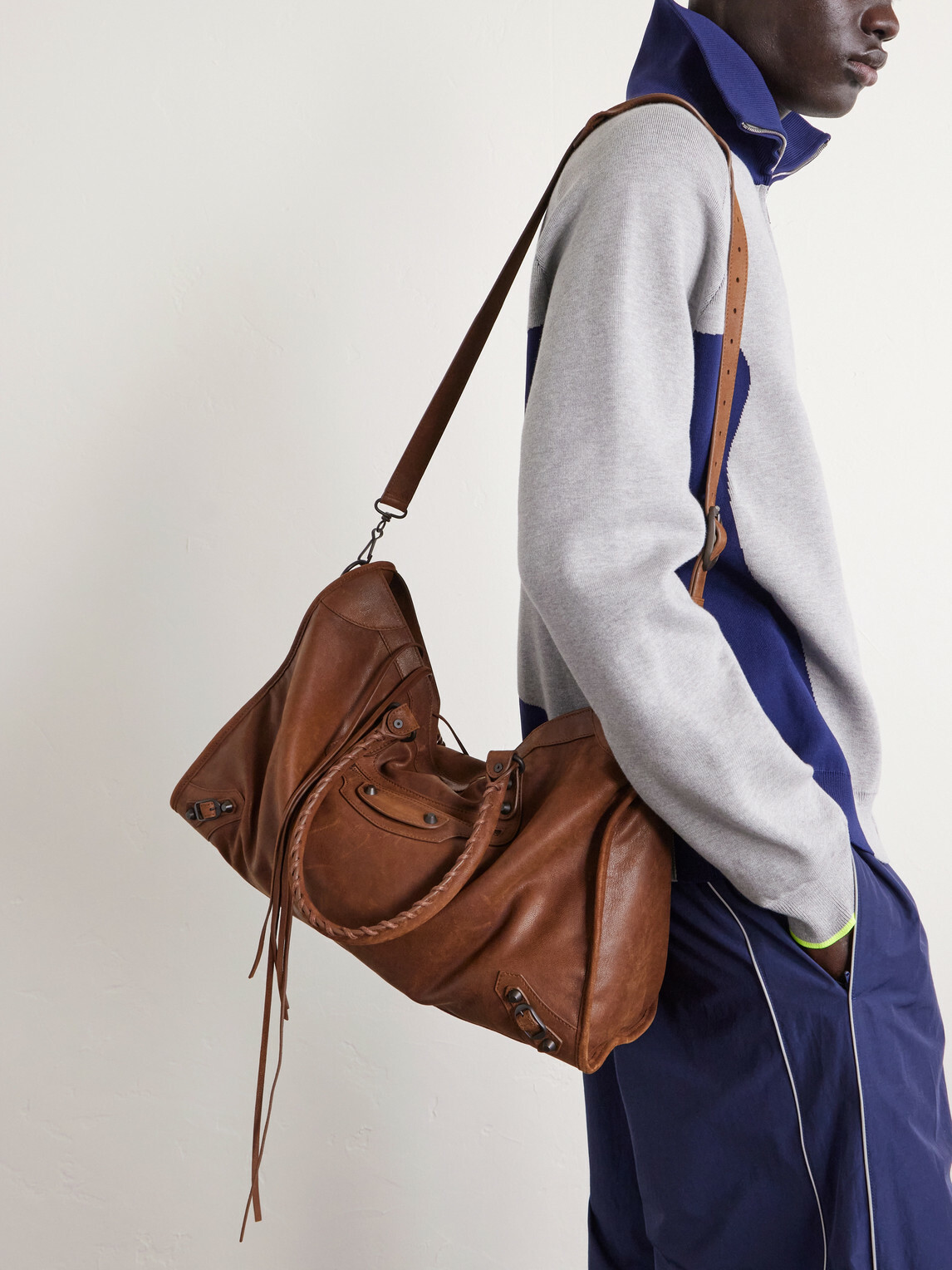 Balenciaga - Le City Large Leather Tote Bag