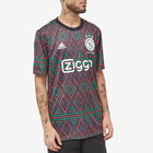 Adidas Men's Ajax Pre-match Top in Black/White