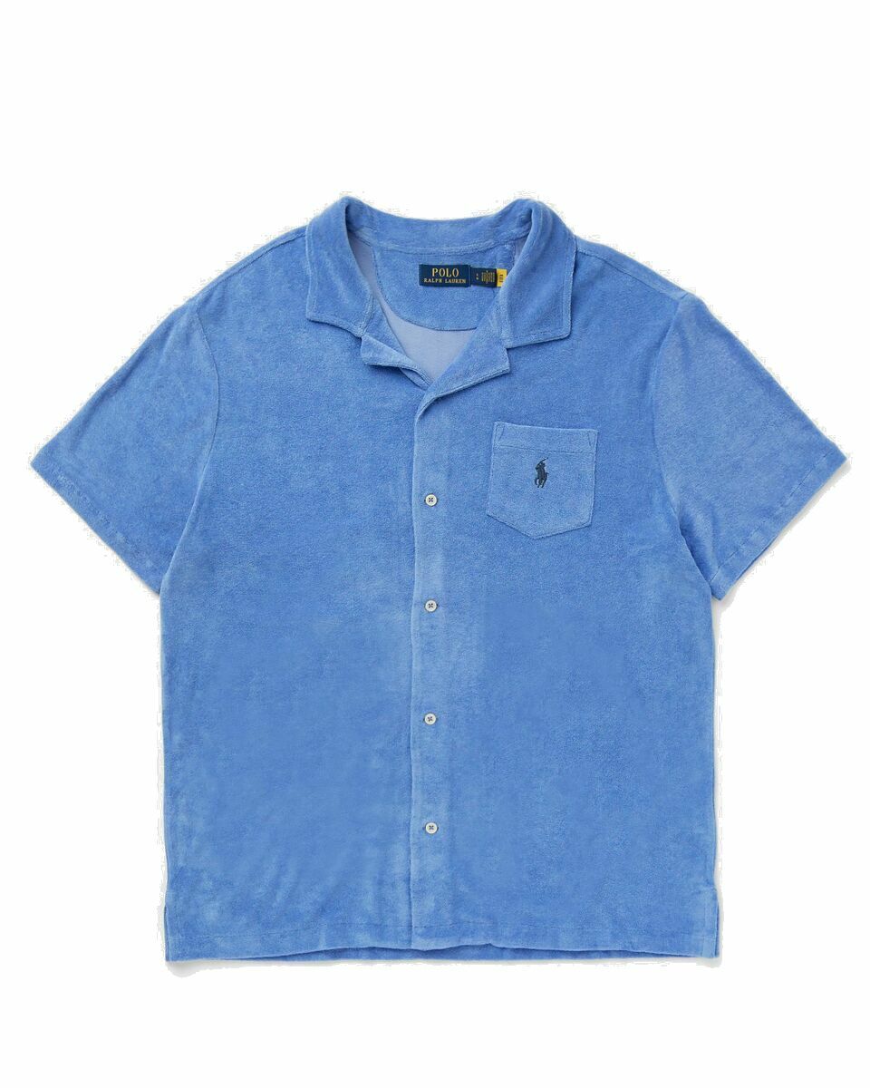 Photo: Polo Ralph Lauren Short Sleeve Sport Shirt Blue - Mens - Shortsleeves