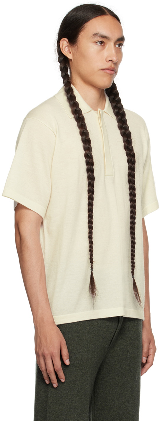 LISA YANG Off-White 'The Charles' Polo