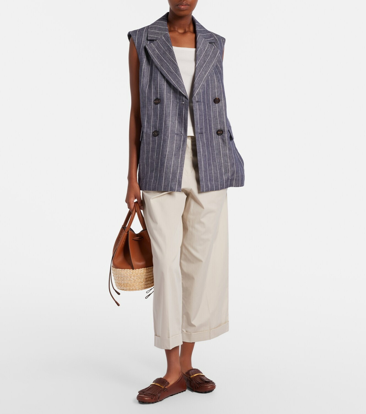 'S Max Mara Danza cotton wide-leg pants