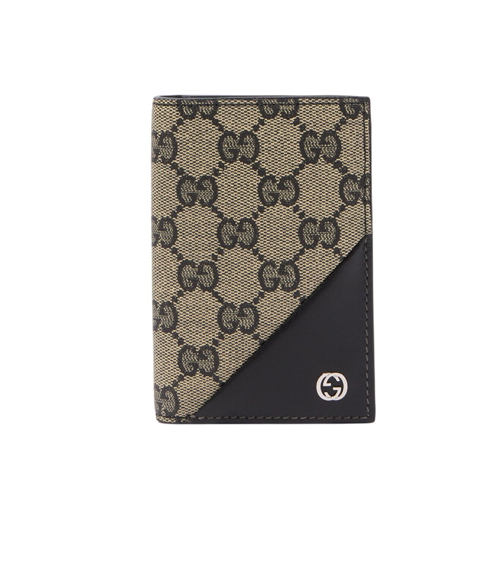 Photo: Gucci Interlocking G GG canvas bifold wallet