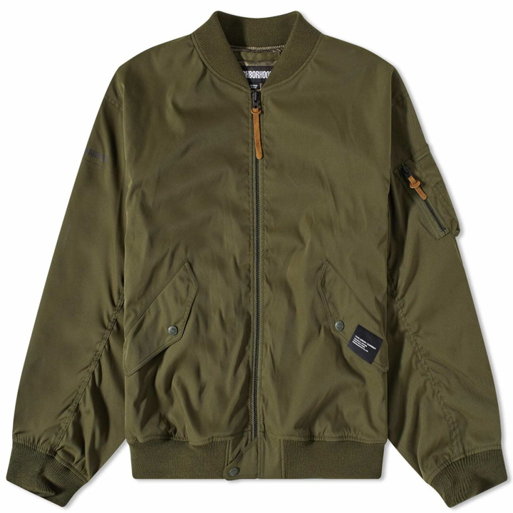 Photo: Neighborhood Men's L-2 Flight Jacket in Olive Drab