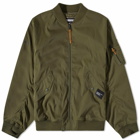 Neighborhood Men's L-2 Flight Jacket in Olive Drab