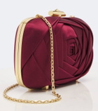 Roger Vivier Rose Vivier satin clutch