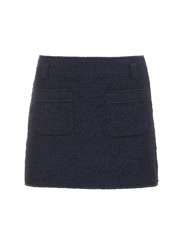 Photo: PHILOSOPHY DI LORENZO SERAFINI Bouclé Mini Skirt