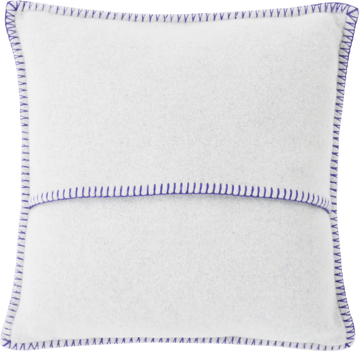 Burberry Navy & White EKD Wool Cushion