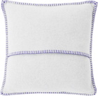 Burberry Navy & White EKD Wool Cushion