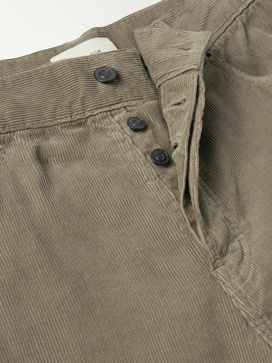 The Row - Rossen Straight-Leg Cotton-Corduroy Trousers - Brown
