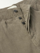 The Row - Rossen Straight-Leg Cotton-Corduroy Trousers - Brown