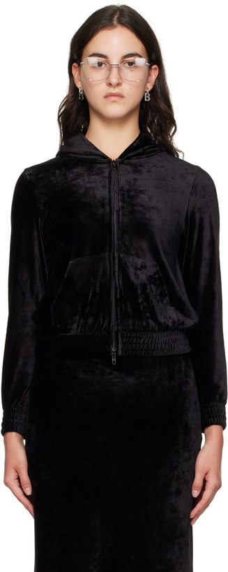 Photo: Balenciaga Black BB Paris Strass Hoodie