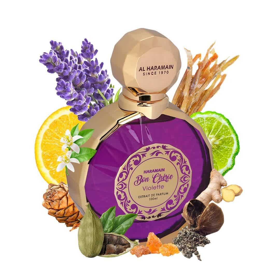 Al Haramain Ladies Bon Cherie Violette Extrait de Parfum Spray 3.4 oz Fragrances 6291106813753